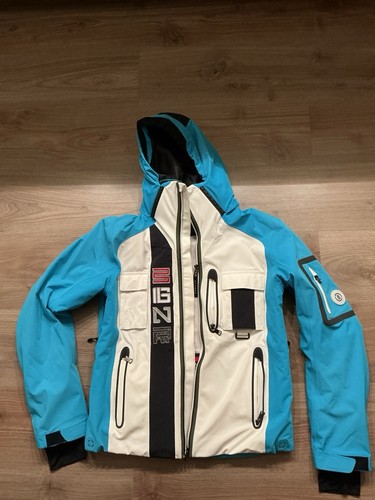 Bogner skijacke türkis weiß - skijacke, türkis-weiß